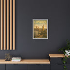 London Embassy Wrapped Canvas Framed