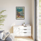 Tokyo Embassy Wrapped Canvas Framed