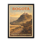 Bogotá Embassy Wrapped Canvas Framed