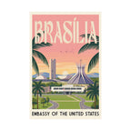Brasília Embassy Poster