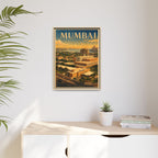 Mumbai Consulate General Wrapped Canvas Framed