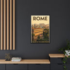 Rome Embassy Wrapped Canvas Framed