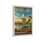 Buenos Aires Embassy Wrapped Canvas Framed