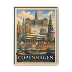 Copenhagen Embassy Wrapped Canvas Framed