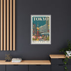 Tokyo Embassy Wrapped Canvas Framed