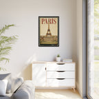 Paris Embassy Wrapped Canvas Framed