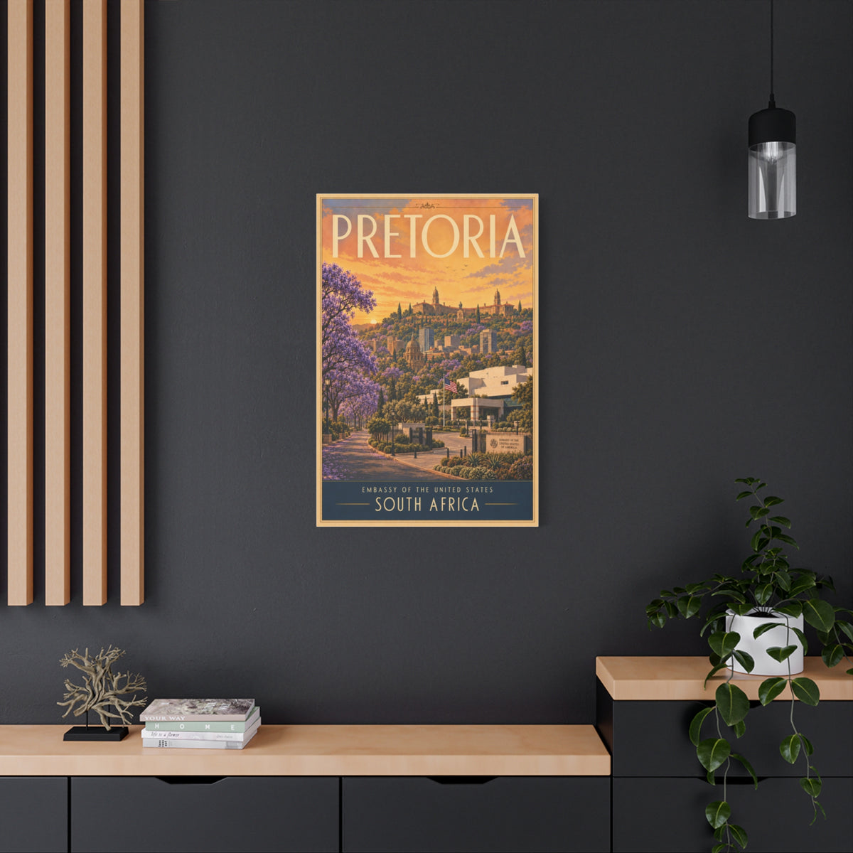 Pretoria Embassy Wrapped Canvas