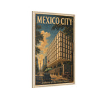 Mexico City Embassy Wrapped Canvas Framed