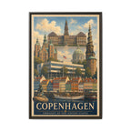Copenhagen Embassy Wrapped Canvas Framed