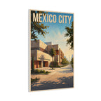 Mexico City Embassy Wrapped Canvas