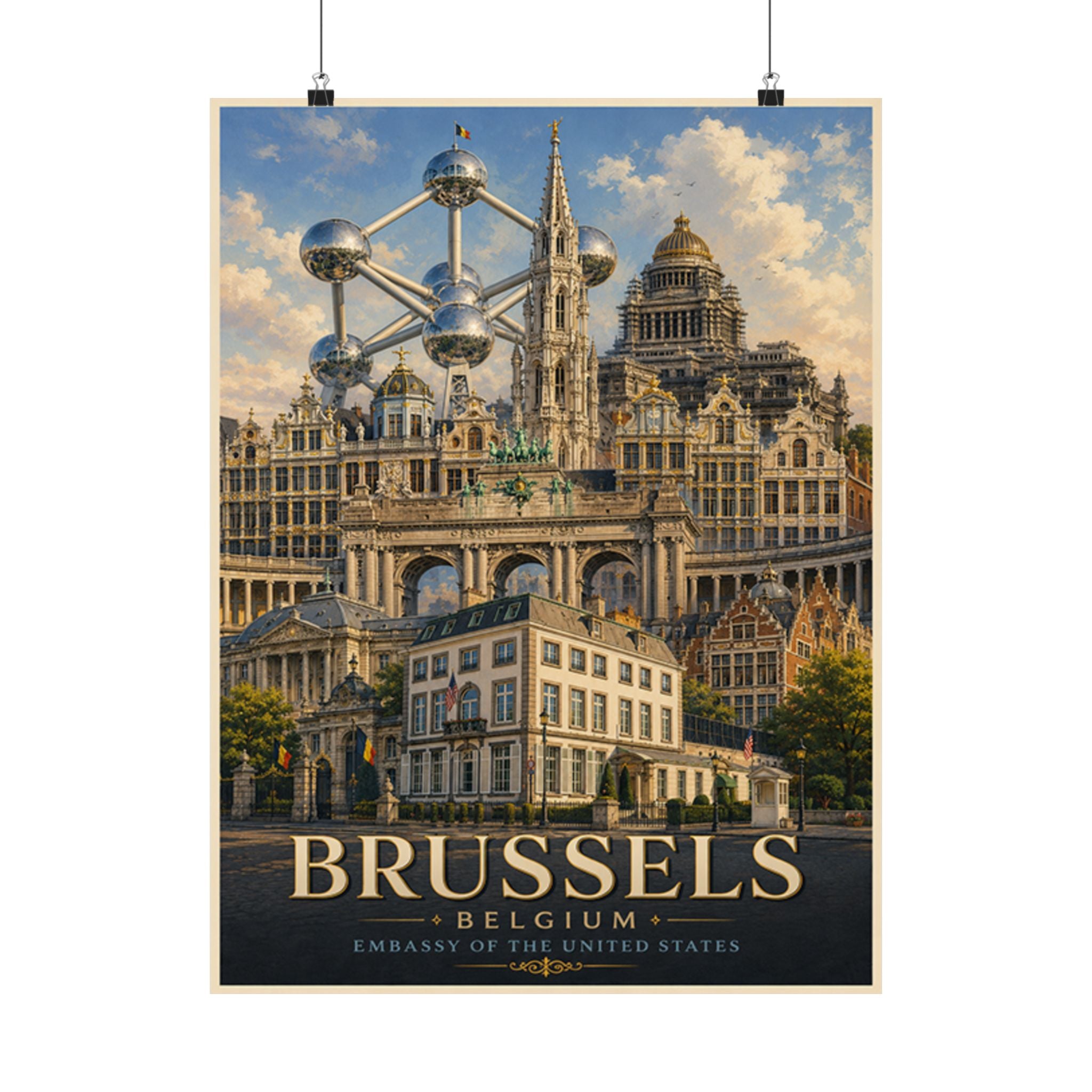 Brussels Embassy Poster
