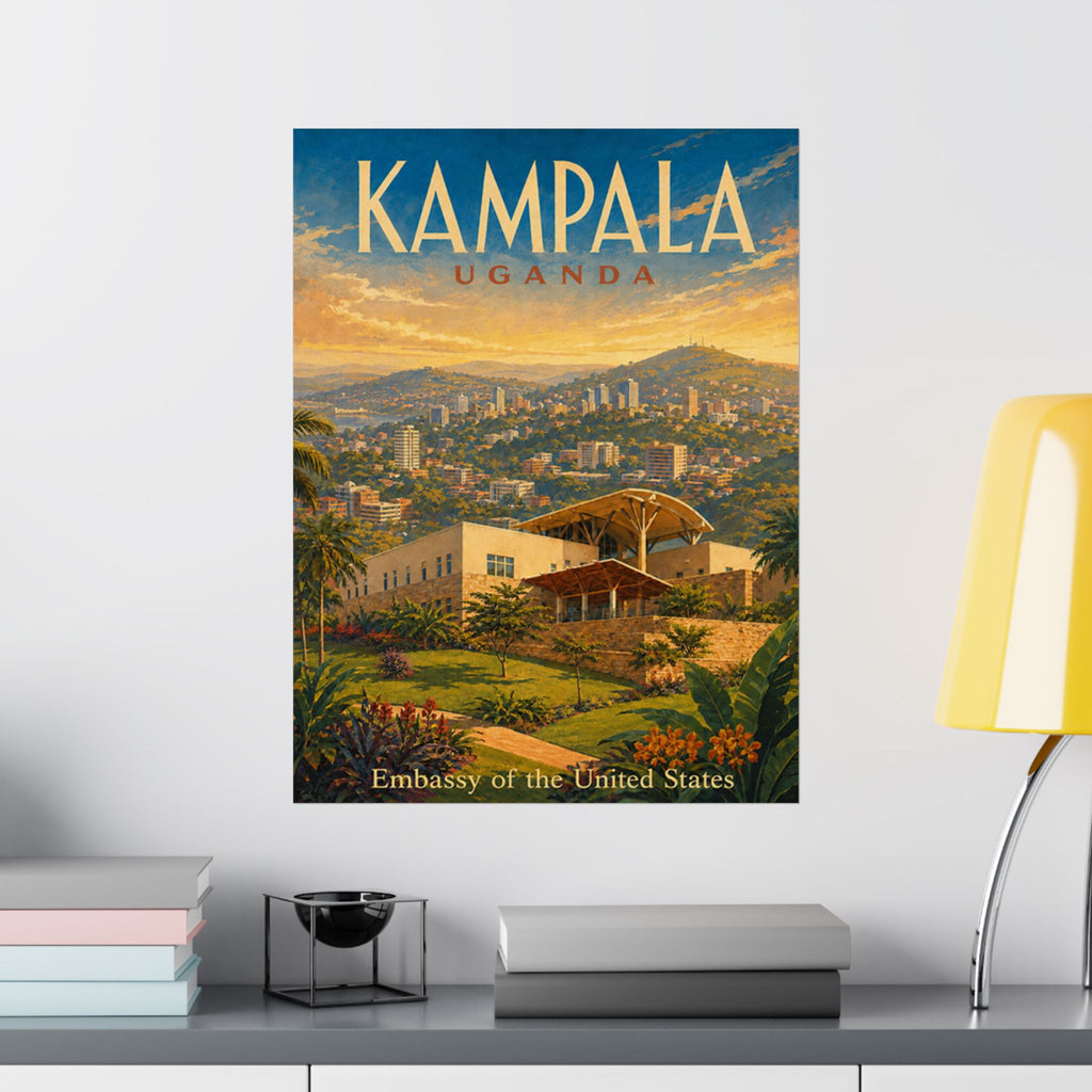 Kampala Uganda Embassy Poster