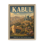 Kabul Embassy Wrapped Canvas Framed