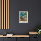 Tokyo Embassy Wrapped Canvas Framed