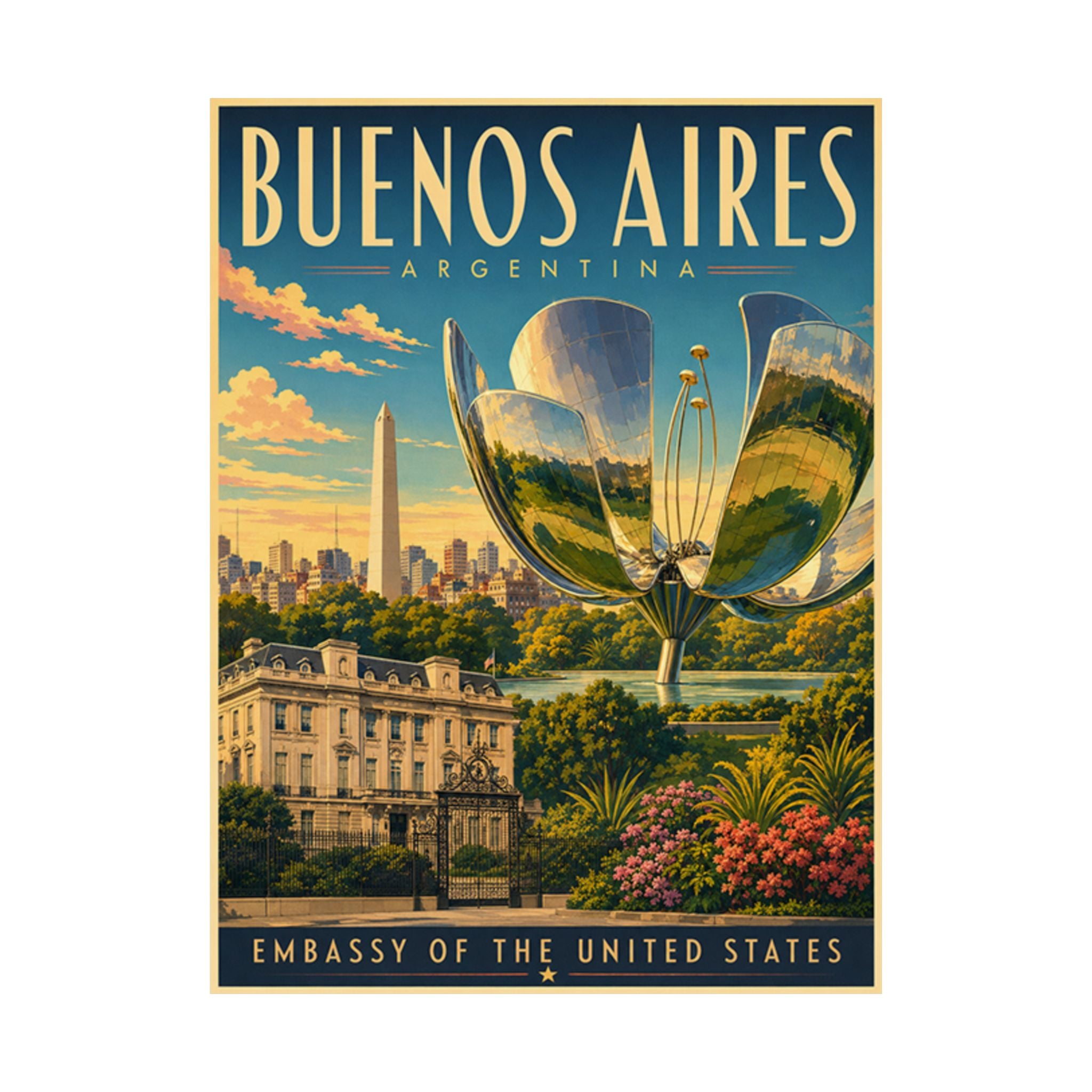 Buenos Aires Embassy Poster