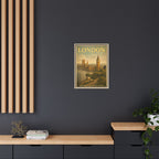 London Embassy Wrapped Canvas Framed