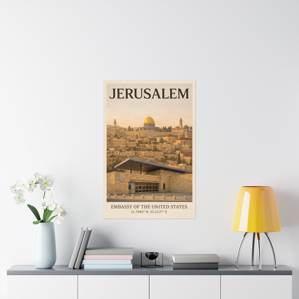 Jerusalem Embassy Poster