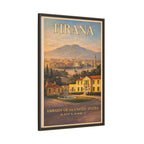 Tirana Embassy Wrapped Canvas Framed