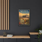 Seoul Embassy Wrapped Canvas Framed