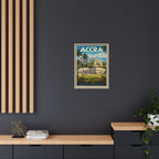 Accra Embassy Wrapped Canvas Framed