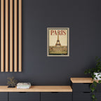 Paris Embassy Wrapped Canvas Framed