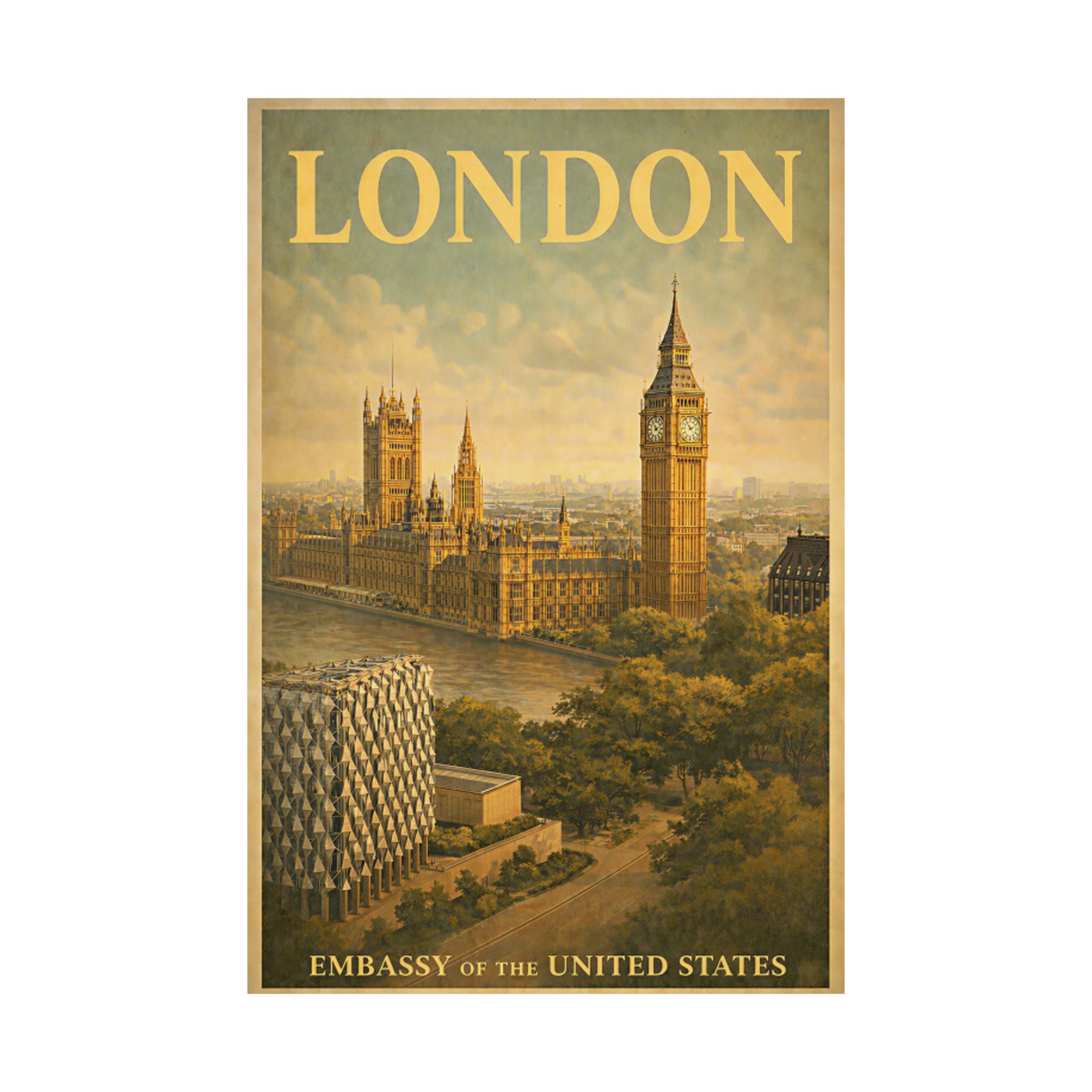 London Embassy Poster