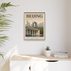 Beijing Embassy Wrapped Canvas Framed