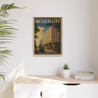 Mexico City Embassy Wrapped Canvas Framed
