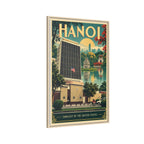 Hanoi Embassy Wrapped Canvas Framed