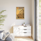 Florence Consulate General Wrapped Canvas Framed