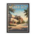 Mexico City Embassy Wrapped Canvas Framed
