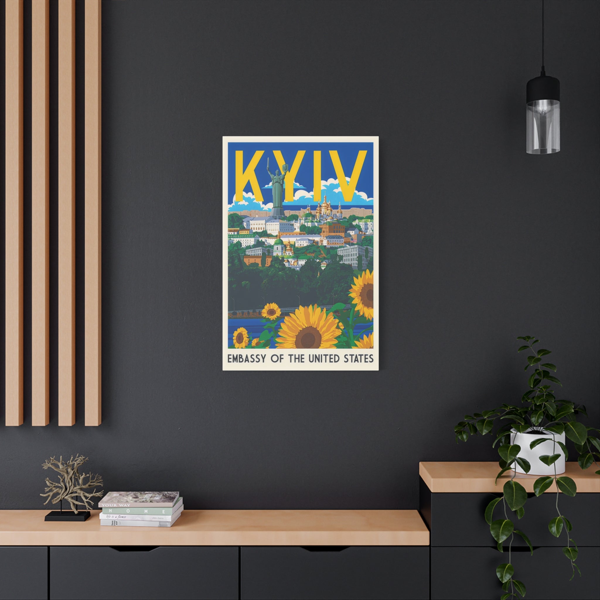 Kyiv Embassy Wrapped Canvas