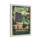 Hanoi Embassy Wrapped Canvas Framed