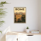 Rome Embassy Wrapped Canvas Framed