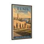Tunis Embassy Wrapped Canvas Framed