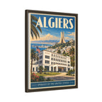 Algiers Embassy Wrapped Canvas Framed