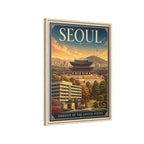 Seoul Embassy Wrapped Canvas Framed