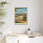 Yaoundé Embassy Wrapped Canvas Framed