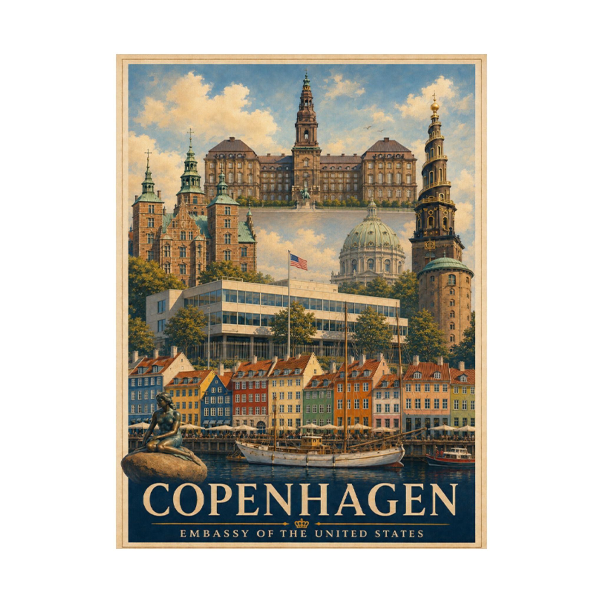 Copenhagen Embassy Poster
