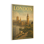 London Embassy Wrapped Canvas