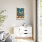 Tokyo Embassy Wrapped Canvas Framed