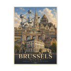 Brussels Embassy Wrapped Canvas