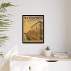 Florence Consulate General Wrapped Canvas Framed