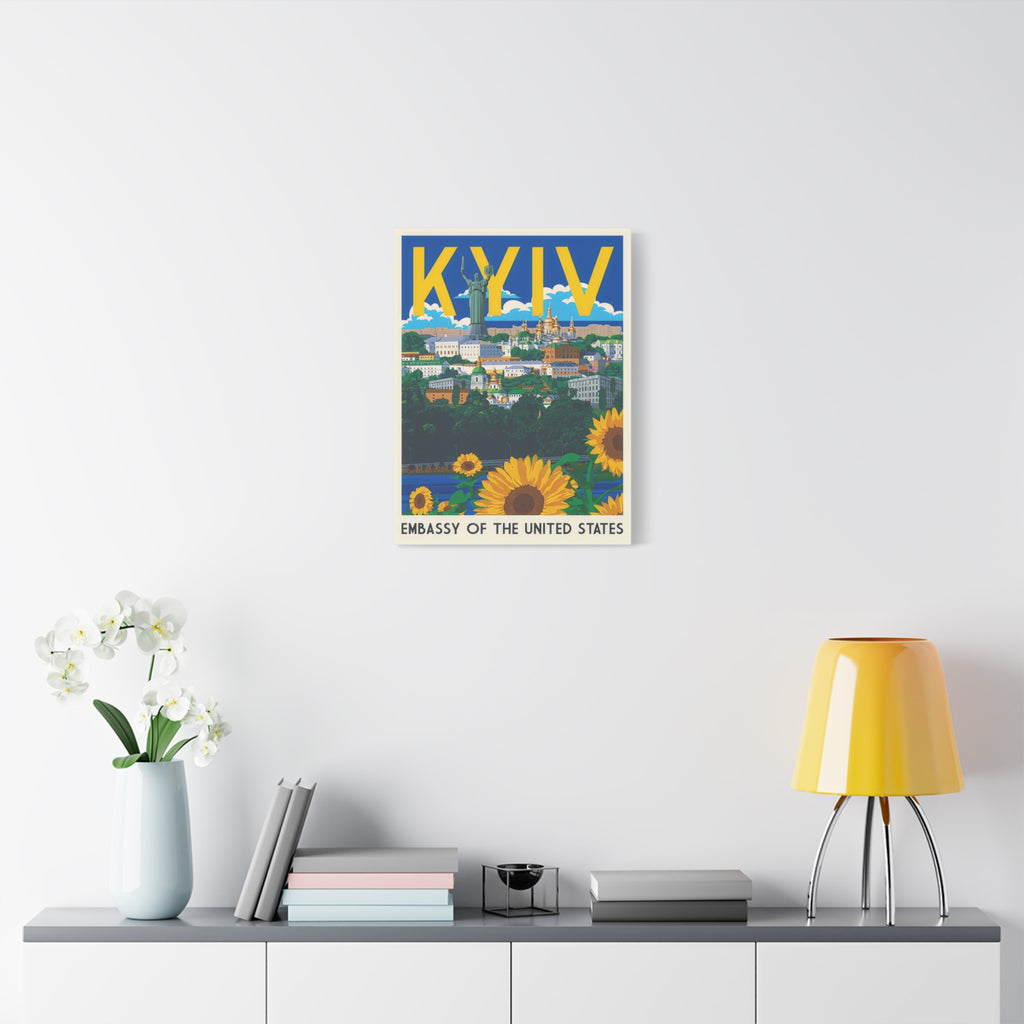Kyiv Embassy Wrapped Canvas