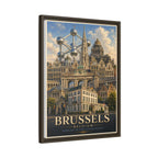Brussels Embassy Wrapped Canvas Framed