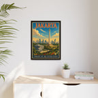 Jakarta Embassy Wrapped Canvas Framed