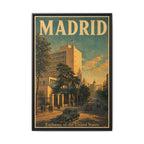 Madrid Embassy Wrapped Canvas Framed