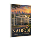 Nairobi Embassy Wrapped Canvas