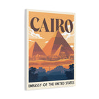 Cairo Embassy Wrapped Canvas