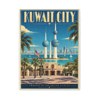 Kuwait City Embassy Wrapped Canvas